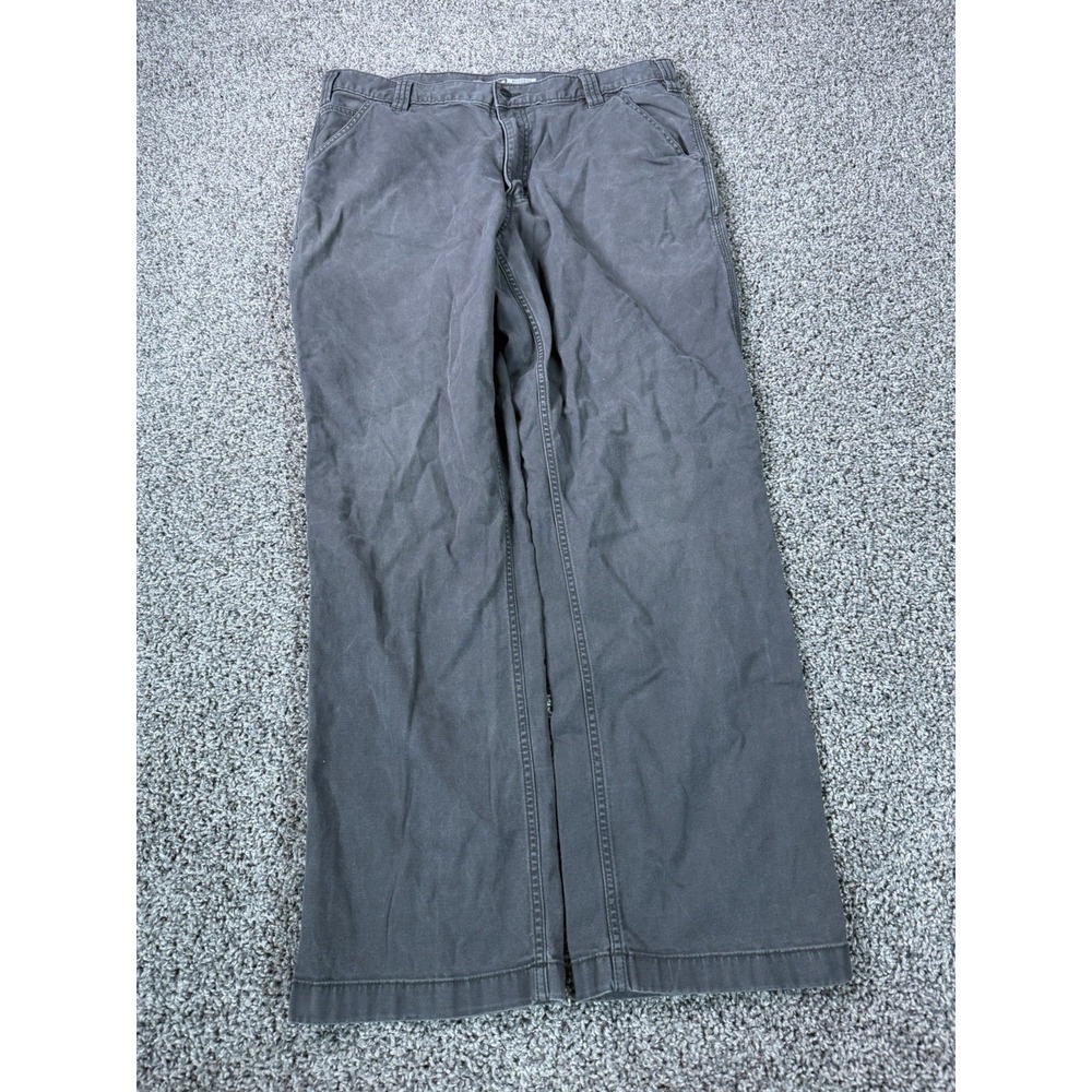 Carhartt Rugged Flex Relaxed Fit Pants Men's Size 38X30 Gray Workwear